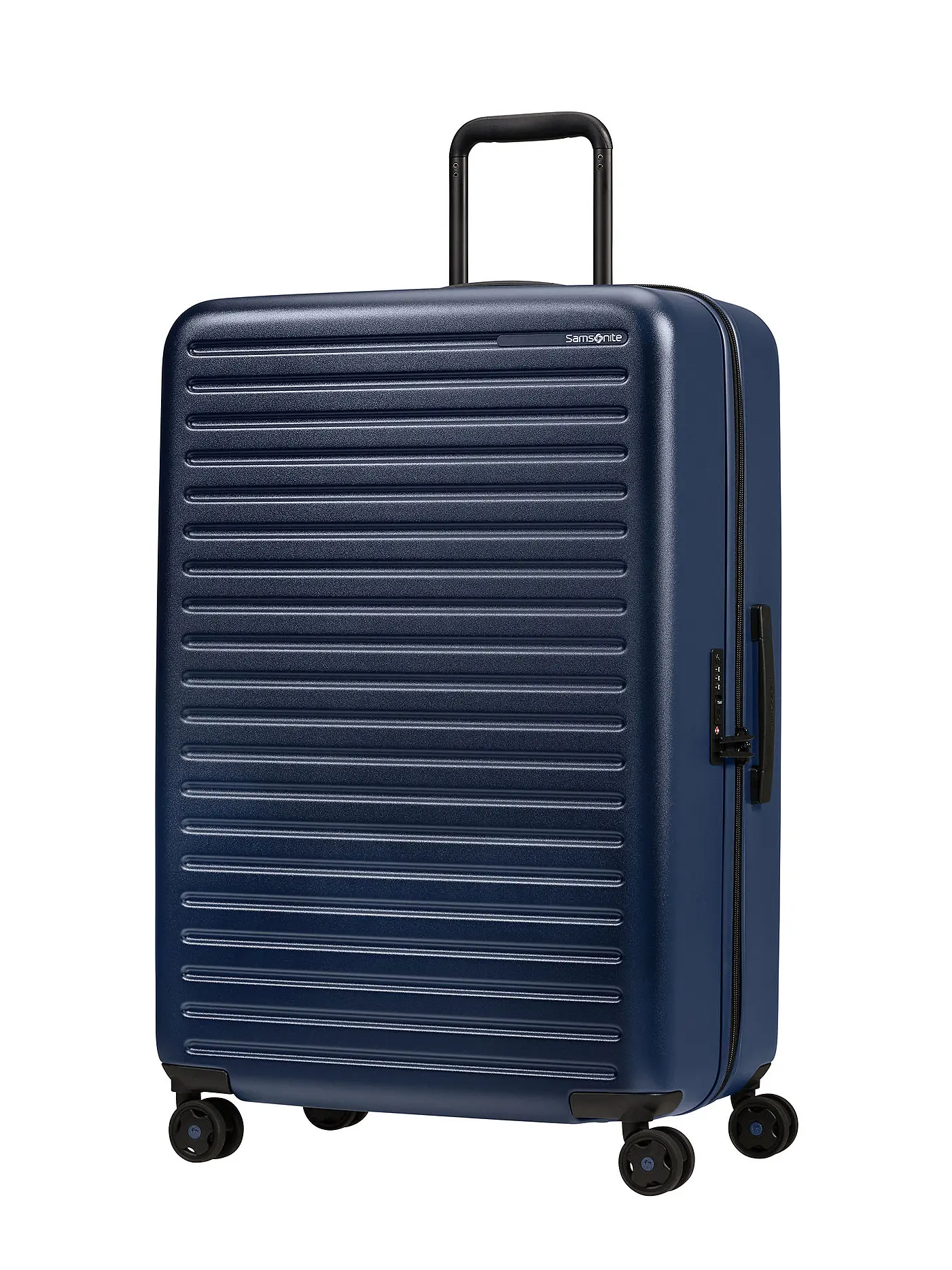 SAMSONITE | Trolley Stackd Spinner 75cm black | blau